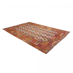 Tapis kilim, motif ethnique authentique, tissé en laine, UDON