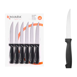 Set de 6 cuchillos de sierra