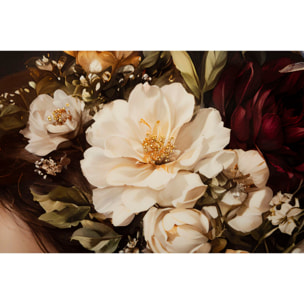 STAMPA DIPINTA SU TELA LACCATA PERSIAN C/CORNICE -B- CM 62X3,5X92