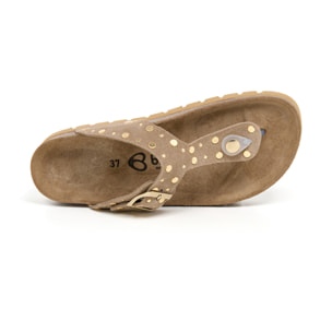 Sandalia Plataforma Marron Mujer BILLOWY MARRON