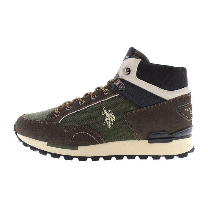 Scarponcini U.S. Polo Assn. marrone scuro-verde