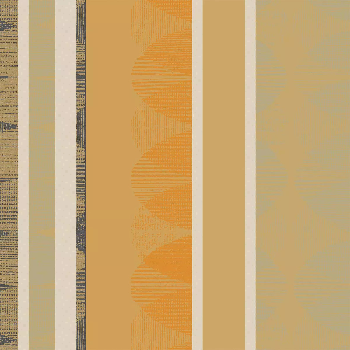 Serviette pur coton motif jacquard beige marron Mille edo cuir