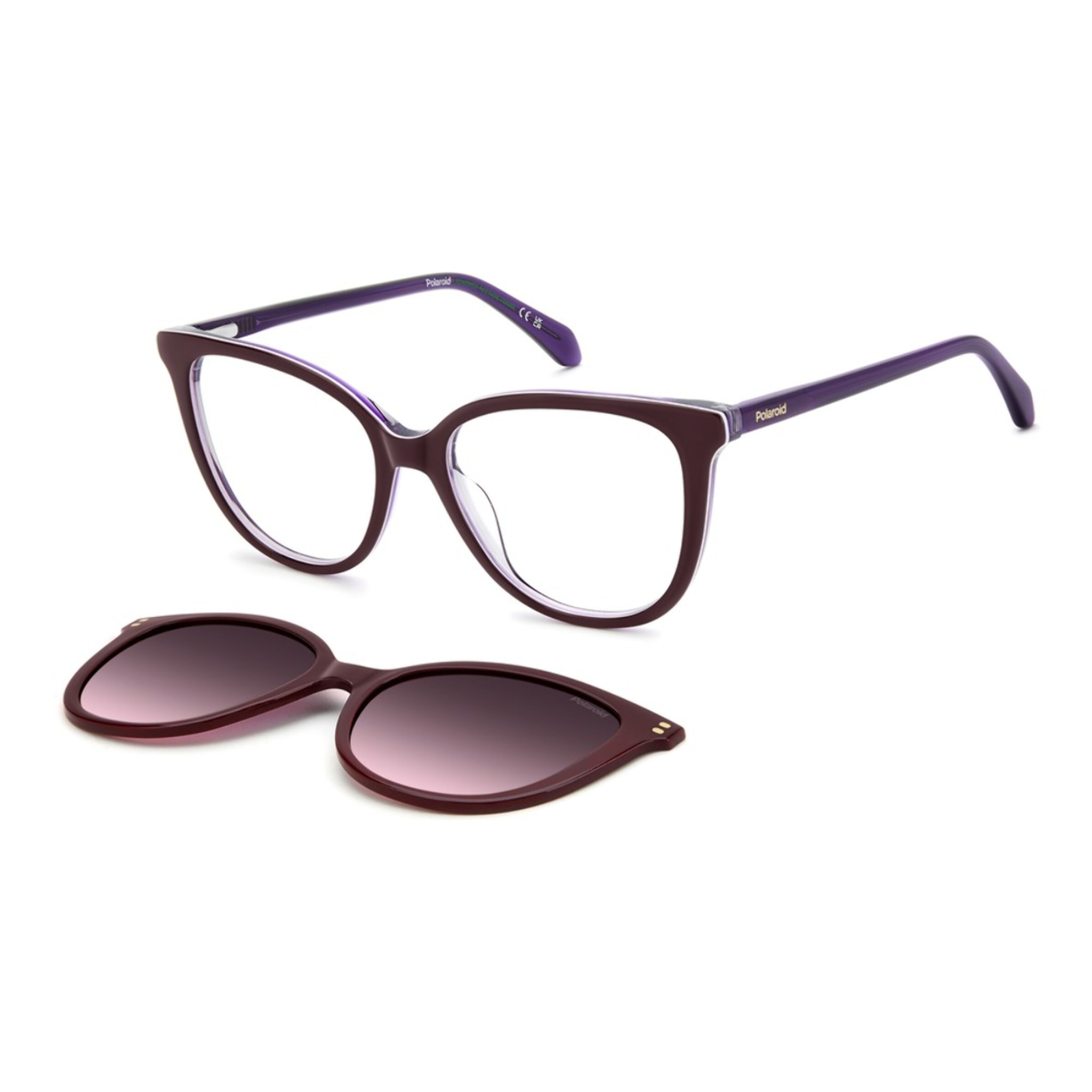 Gafas de Vista Polaroid PLD D605/C B3V Polarizadas de Acetato Mujer 54 mm
