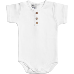 Body bebé manga corta con tapeta