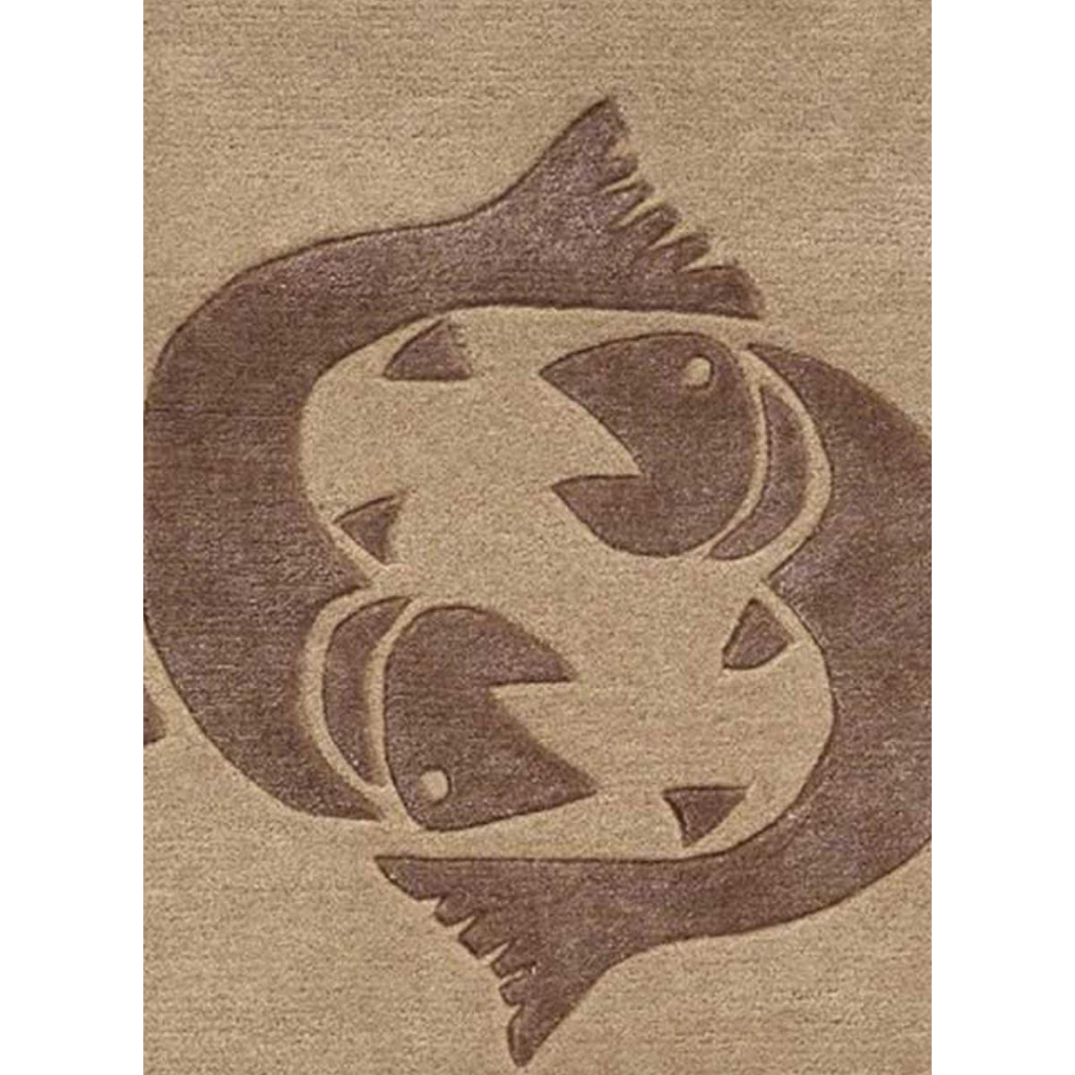 Tapis salon et chambre fait main en laine motif géométrique NAGO