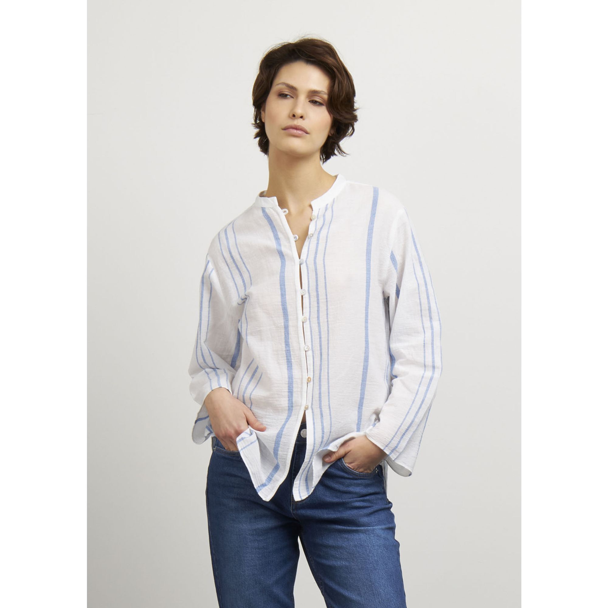 CAMICIA BLU CHIARO CONBIPEL