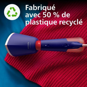 Défroisseur vapeur PHILIPS STH5030/20 Steamer Série 5000 Violet, 35 sec*, 1300W + 2 accessoires