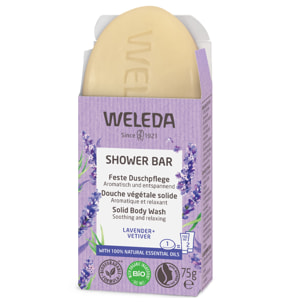 WELEDA - Douche végétale solide Lavande & Vétiver - 75 g