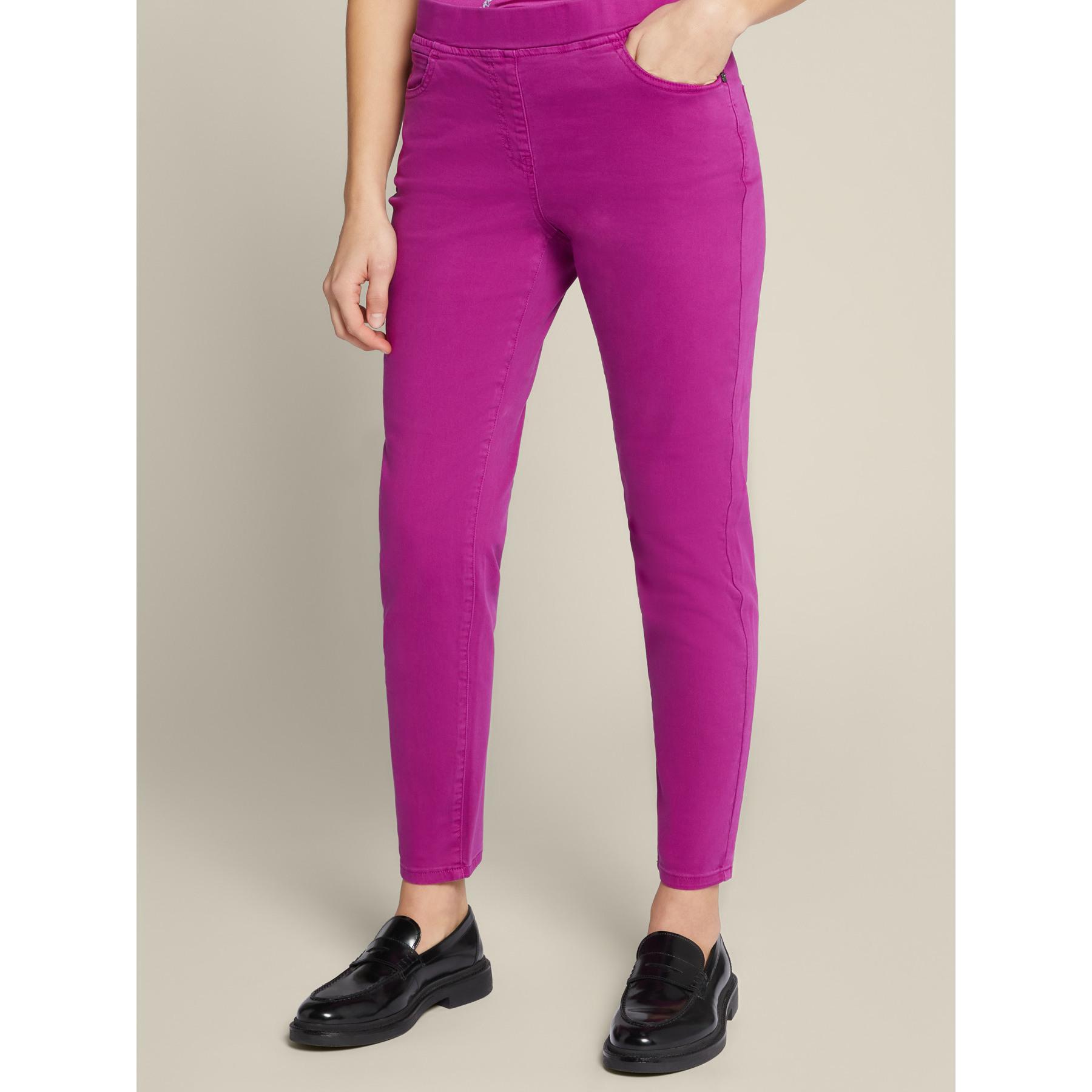 Elena Mirò - Jeggings in drill stretch - Fucsia