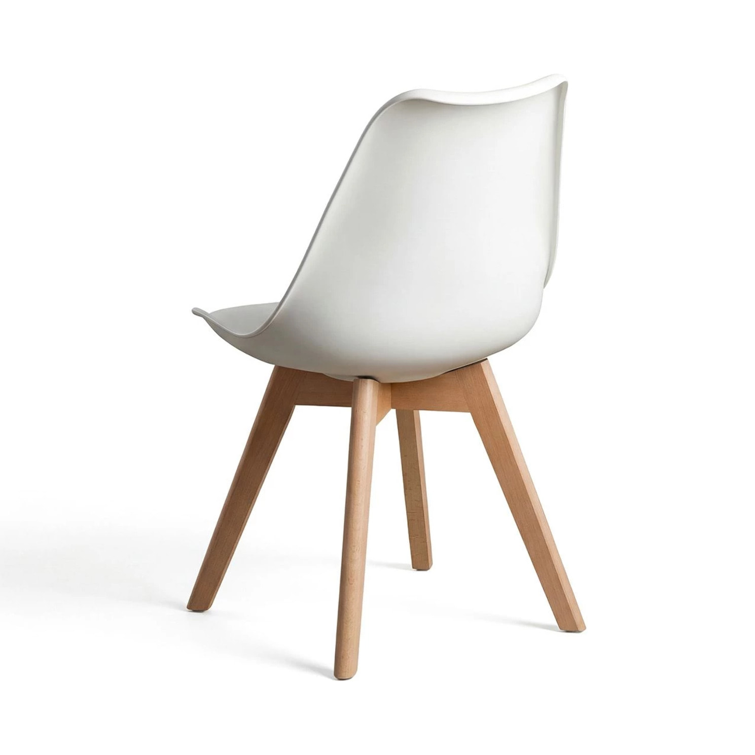 Pack 4 sillas de comedor en blanco 83x49 cm Beench Blanco