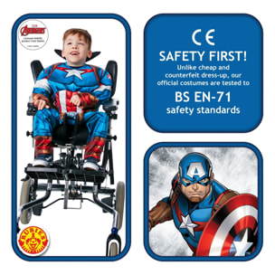 DISFRAZ CAPITAN AMERICA ADAPTIVE INF
