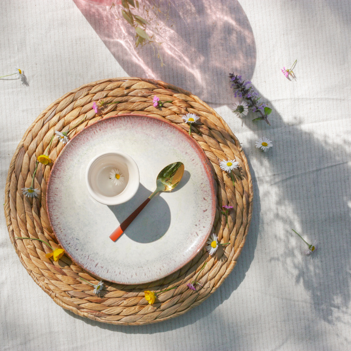 Lot de 6 assiettes à dessert, Agate