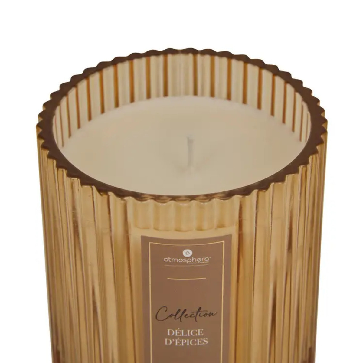 Bougie parfumée Albie 290g pot verre épice