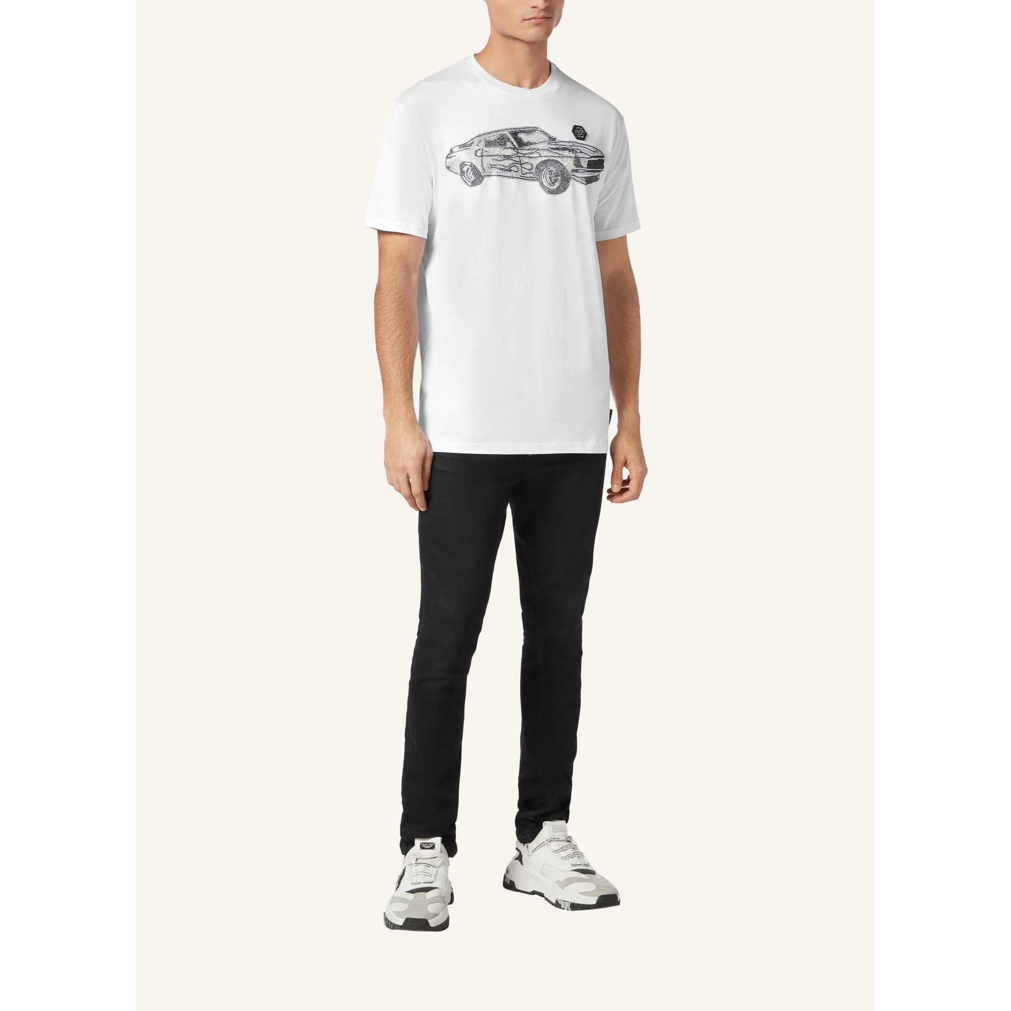 PHILIPP PLEIN Camiseta Cuello Redondo RACING