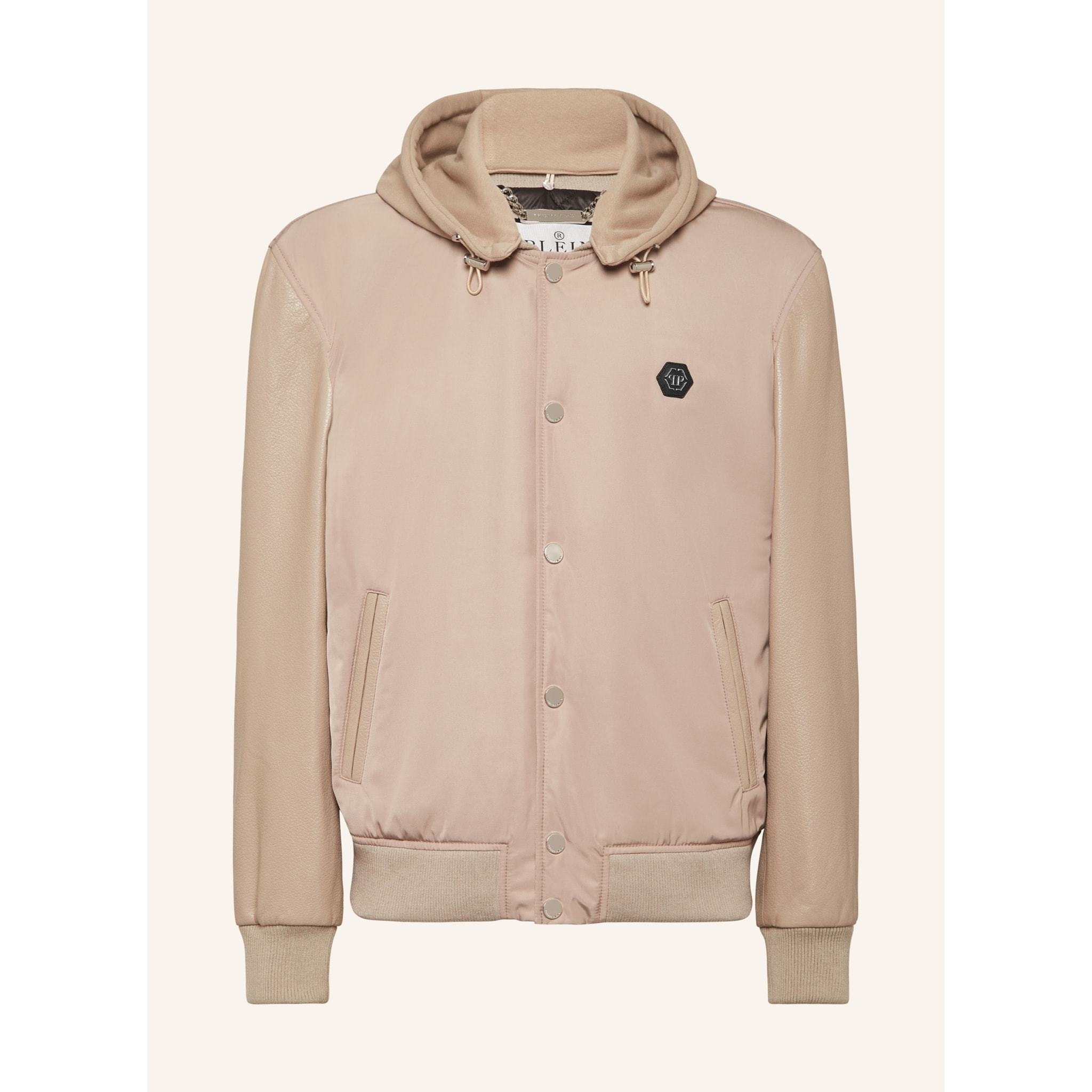 PHILIPP PLEIN Bomber de cuero &AMP