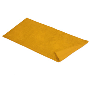 Tappeto Bagno Poppy Ocra, Antiscivolo, Tessuto Morbido e Assobente.