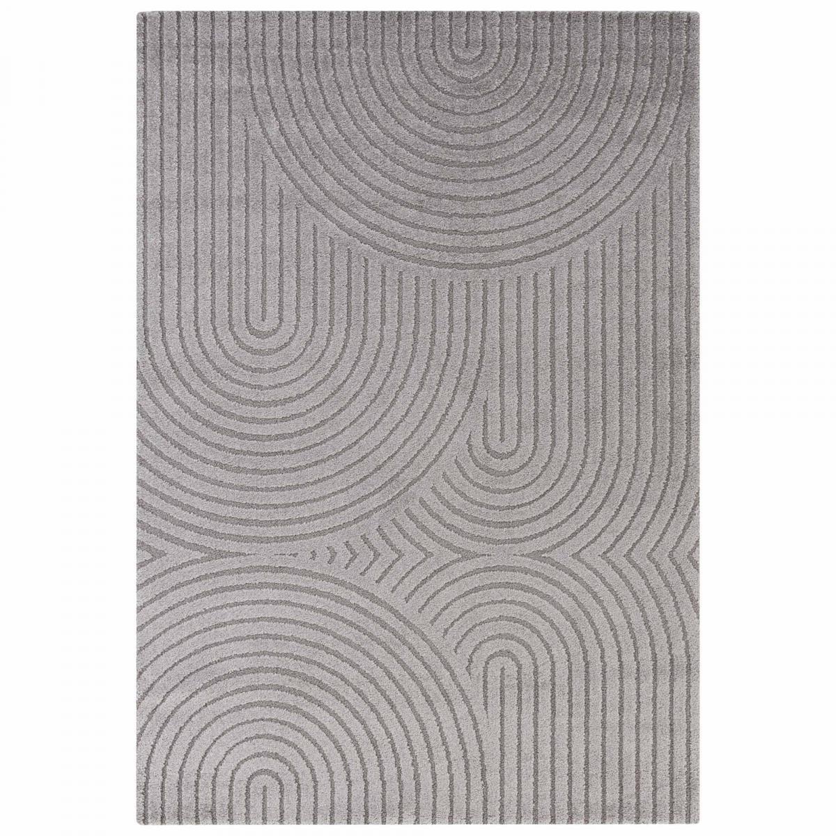 Tapis salon, motif géométrique, texture relief, lym chaleureux