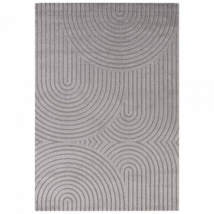 Tapis salon, motif géométrique, texture relief, lym chaleureux