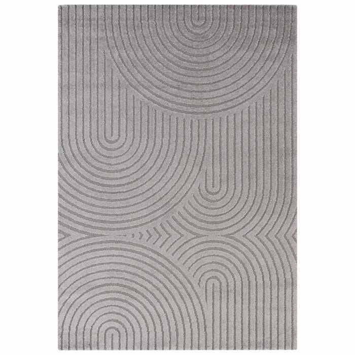 Tapis salon, motif géométrique, texture relief, lym chaleureux