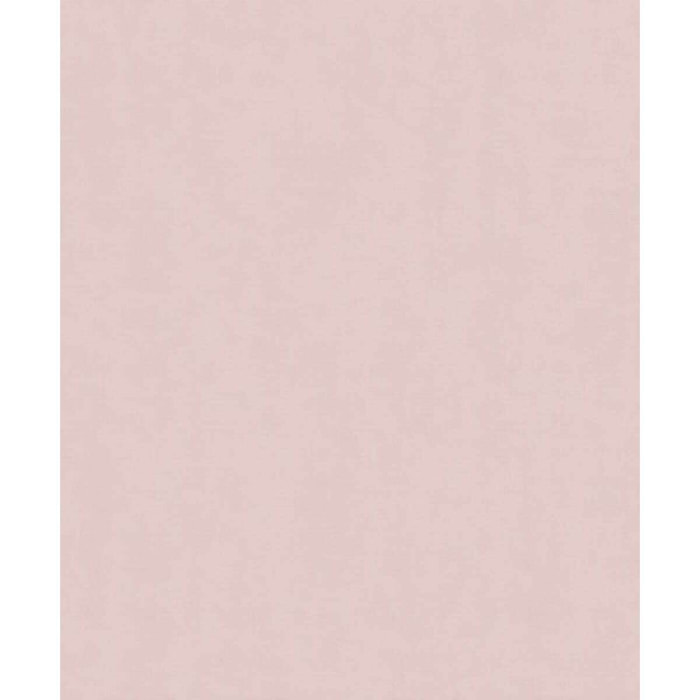 Papier peint uni effet toile lin rose poudré