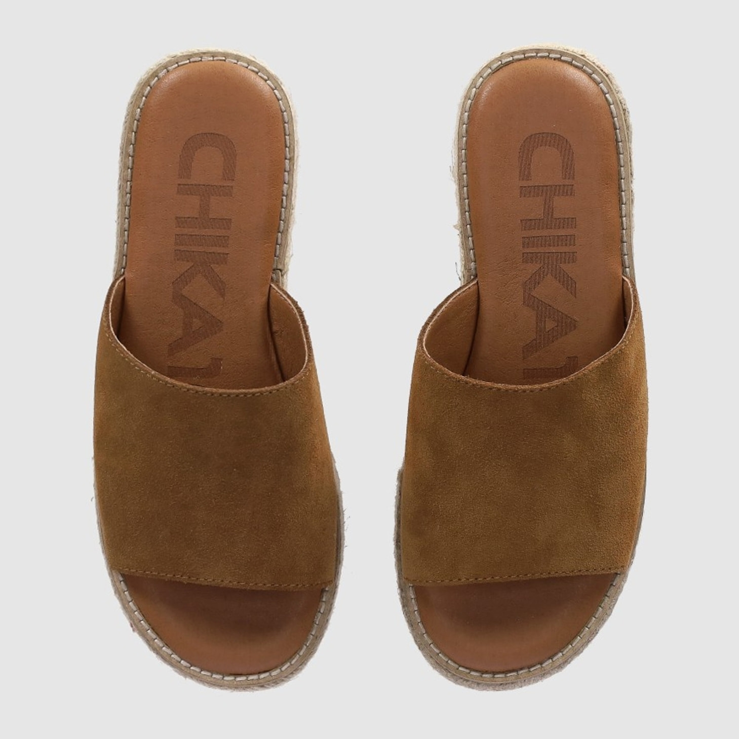 Sandalias de Serraje - Cuero - Tacón: 6 cm