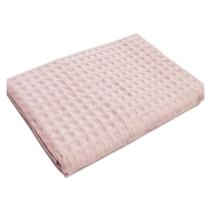 INTRECCI Telo Doccia Maxi, Asciugamano da Doccia, Telo Bagno 150 x 100 cm, in Spugna di Puro Cotone 300 gr/mq, Tinta Unita Rosa. Modello: Napone