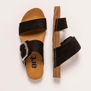 Sandalias 0175 NOBUCK BLACK/ CRETA color Black