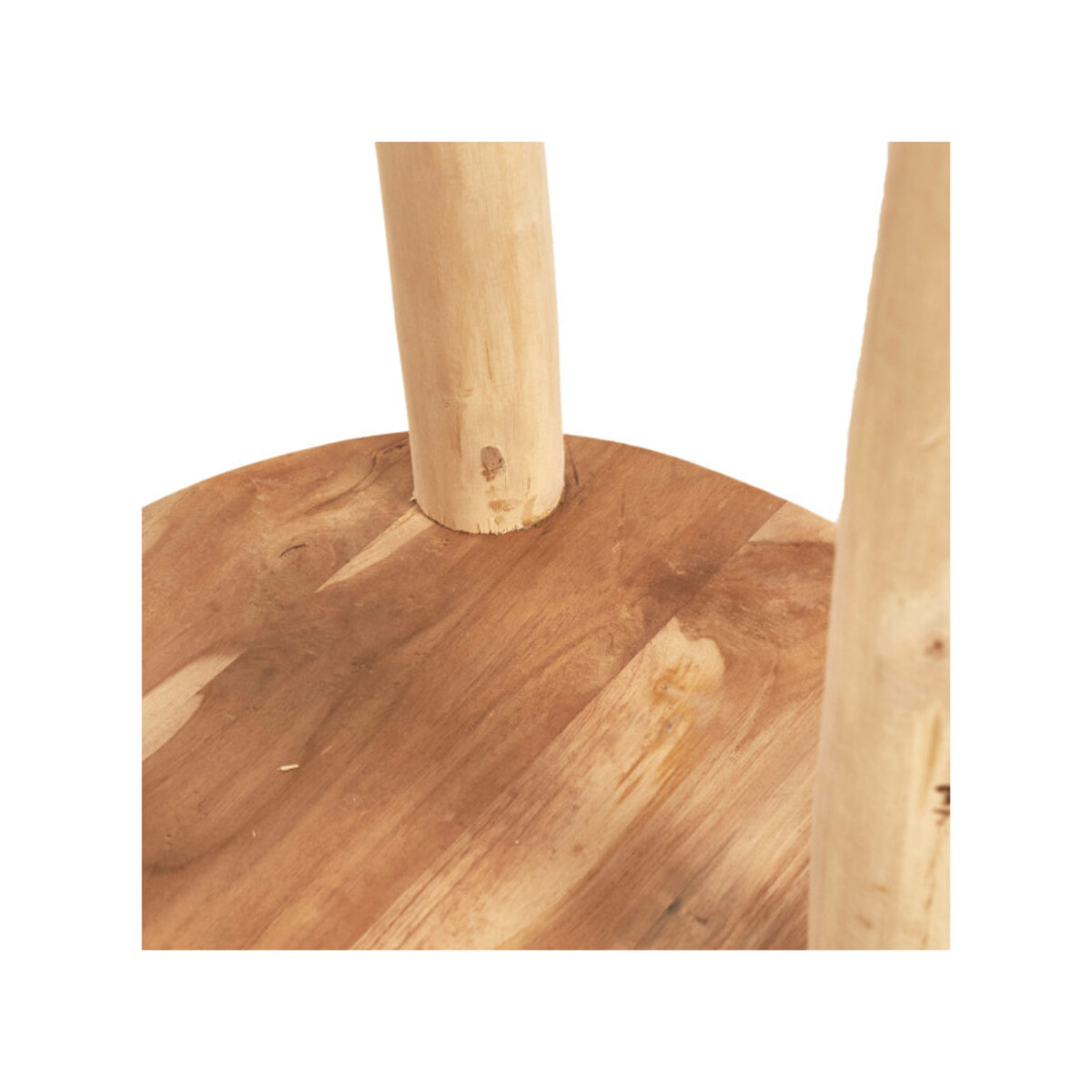 Porte-manteau H. 190 cm en bois de teck blanchi - SULLI