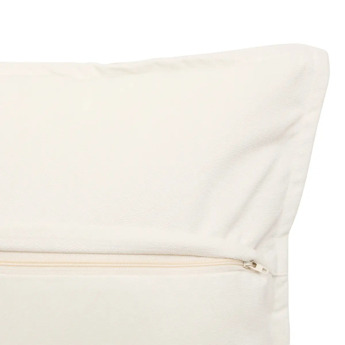 Coussin Lilou carré 45x45cm imprimé ivoire
