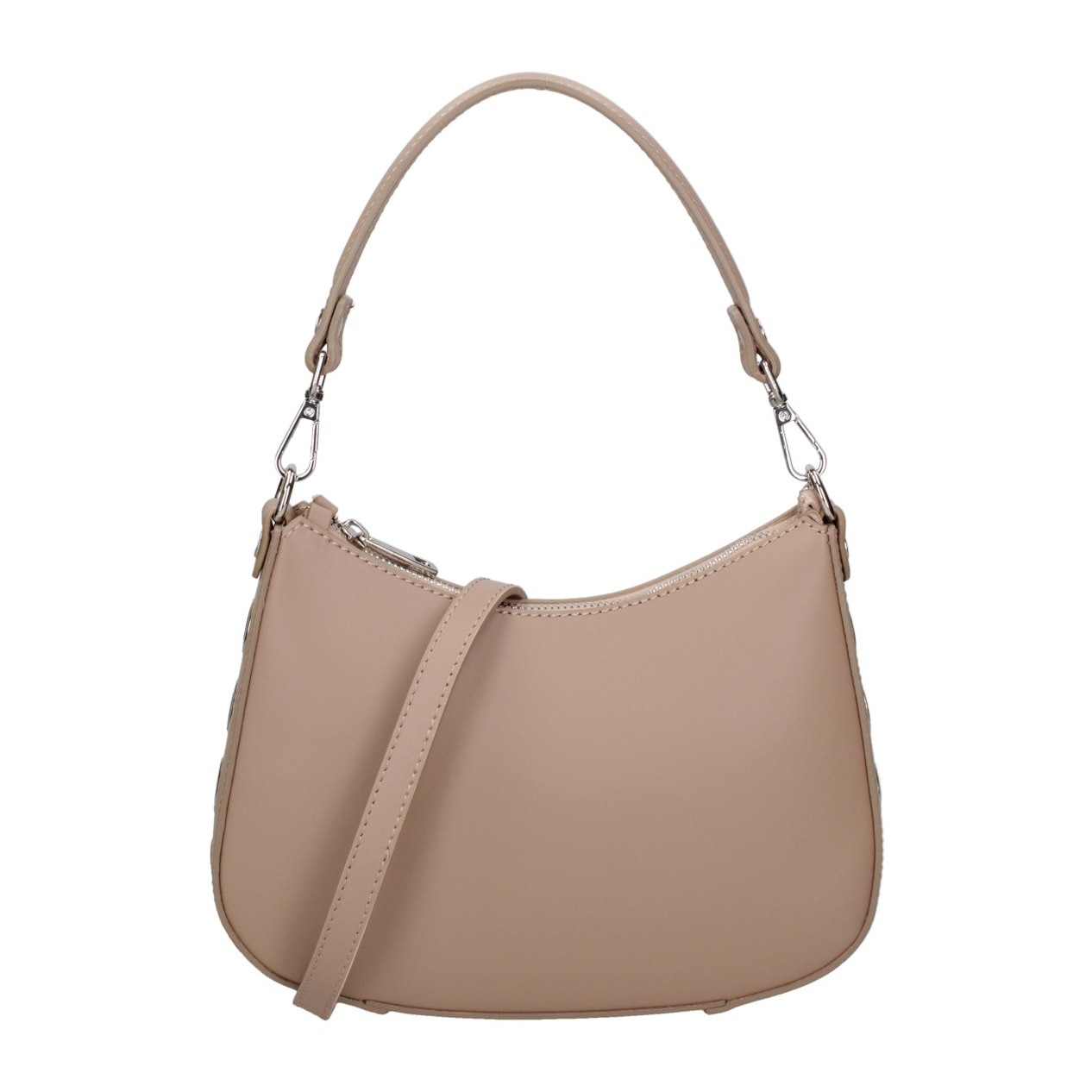Borsa a spalla da donna - Modello False - 100% pelle ruga - 26.0 x 18.0 x 4.0 cm