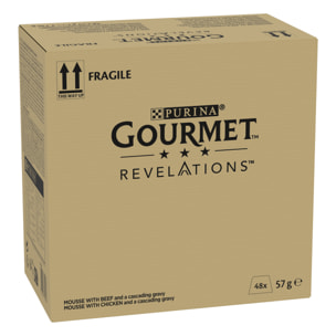 GOURMET REVELATIONS Mousseline Poulet Bœuf 48x57g
