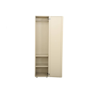 Armoire casier industriel acier 2 étagères 1 penderie TRIBECA