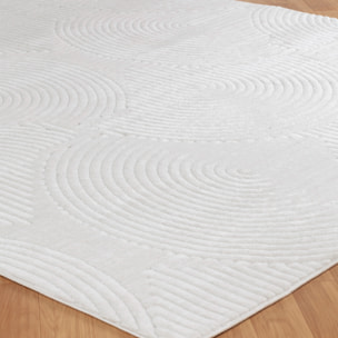 REYKO Alfombra de Interior/Exterior con Motivos 3D en Relieve