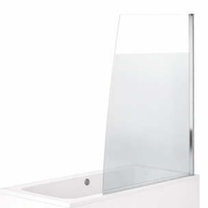 Baignoire droite 180 X 80 Elise acrylique + pare bain volet droite + tablier en angle + vidage