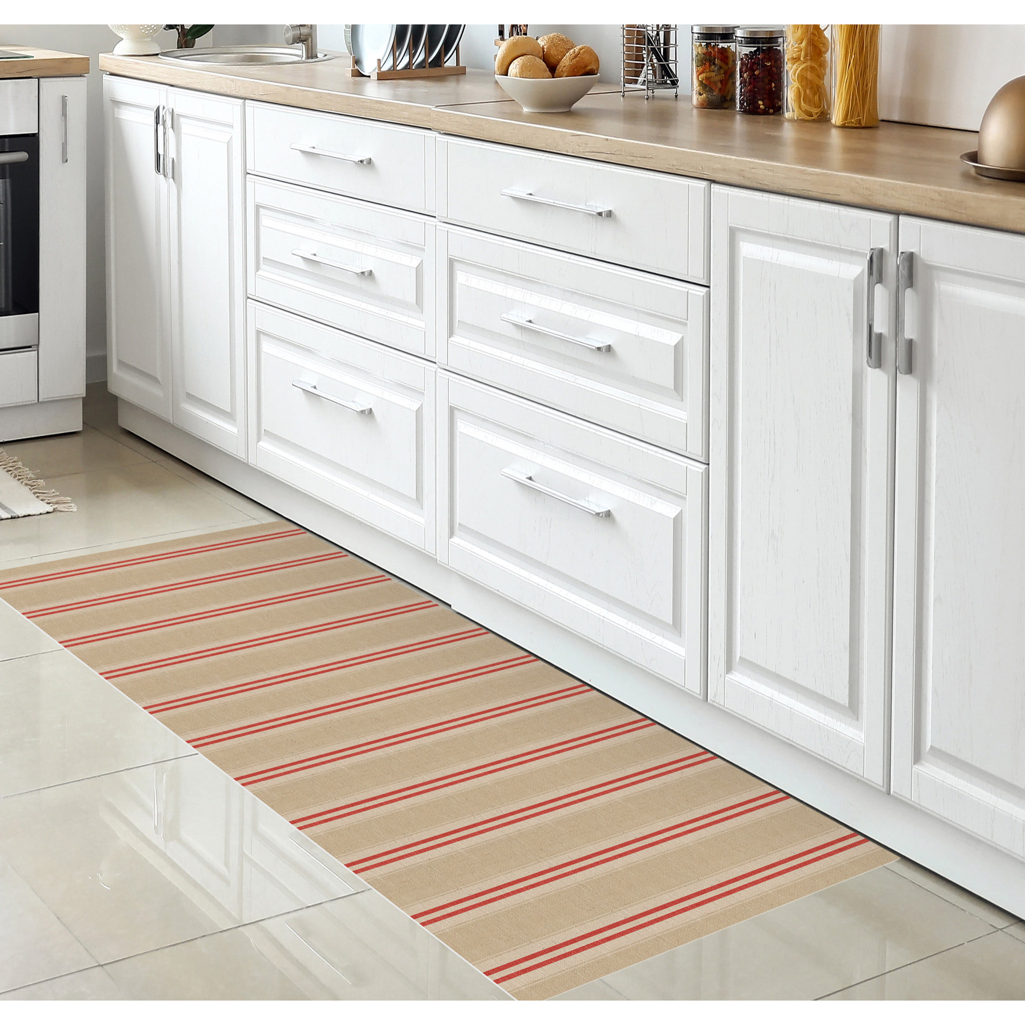 Alfombra de vinilo CERAMIKO, Joau, imitación textil 50x100 cm