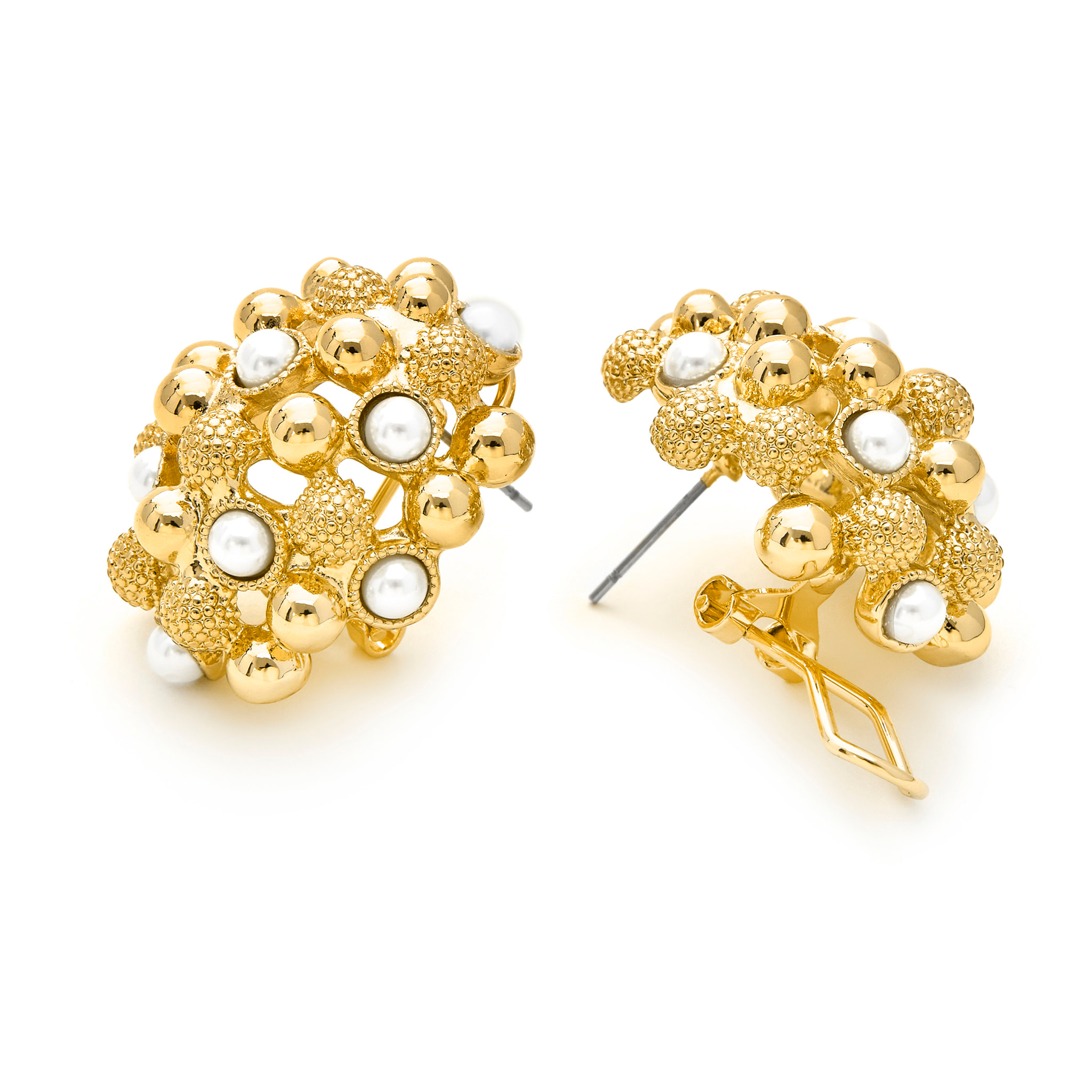 Pendientes acabado en oro amarillo de 18k