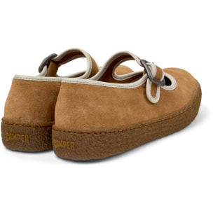 Bailarinas - CAMPER Peu Terreno - Marron - Piel de ante
