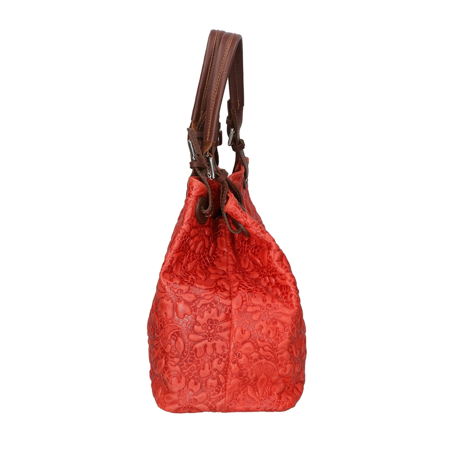 Borsa a mano da donna - Modello Elenia - Vera pelle - 33.0 x 29.0 x 16.0 cm