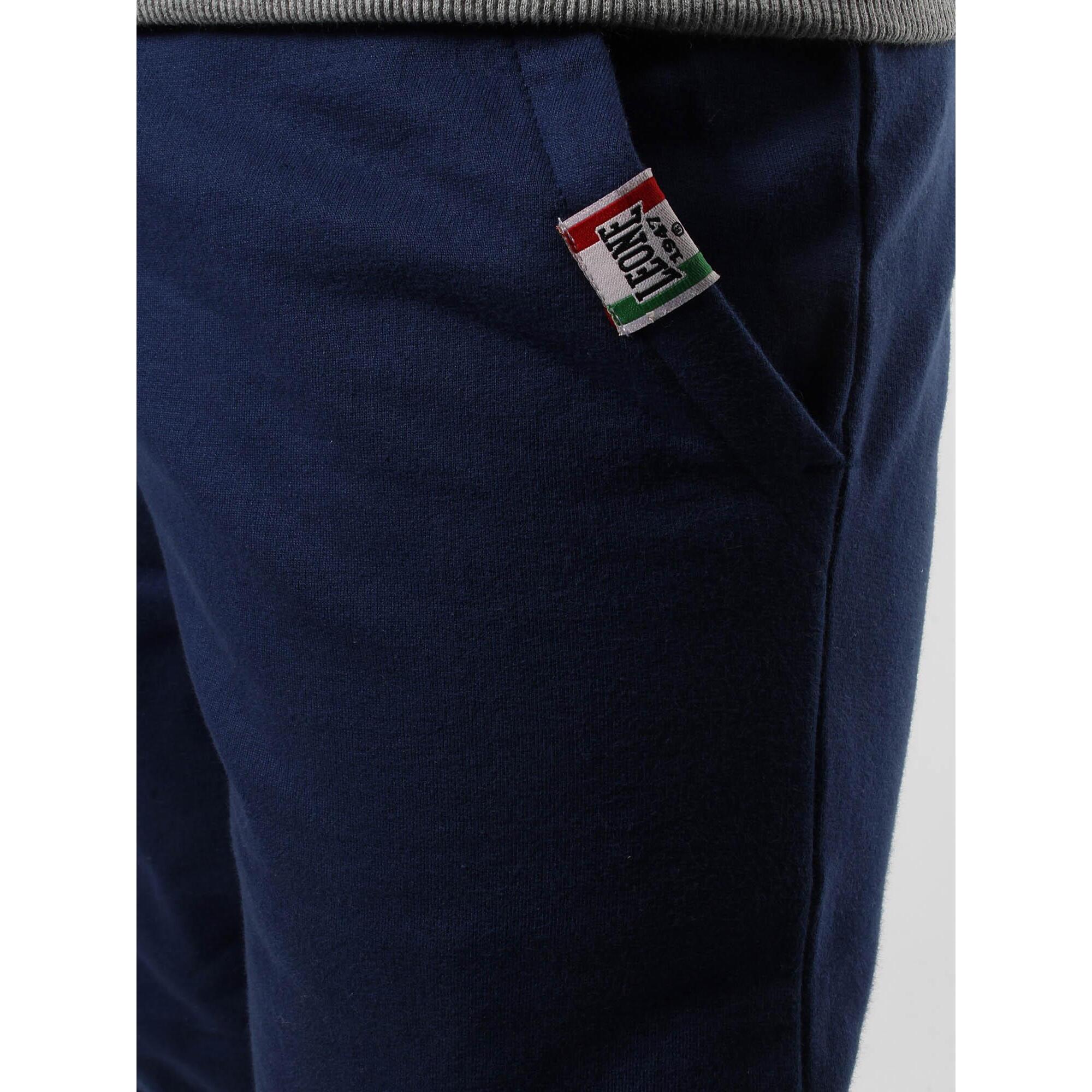 Chándal de invierno cepillado para hombre Leone Basic Vintage con capucha y cremallera