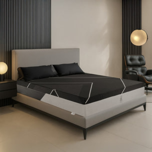 Matelas Naturel | Déhoussable - ressorts ensachés et mémoire de forme | 25 cm