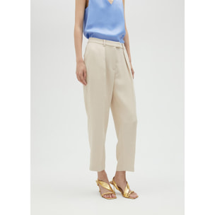 Pantaloni morbidi nude