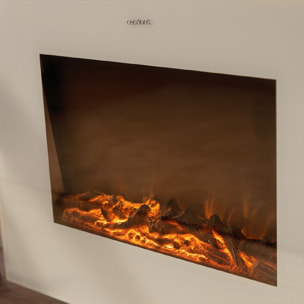 Caminetti elettrici ReadyWarm 2700 Design Flames White Cecotec