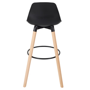 Tabouret De Bar Walt Noir - Lot De 2
