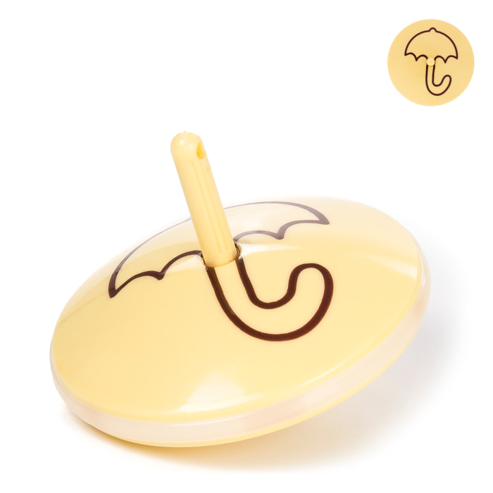 Spinning Speed ​​Twirl Top Squid con luci LED. Design di biscotti con ombrello.