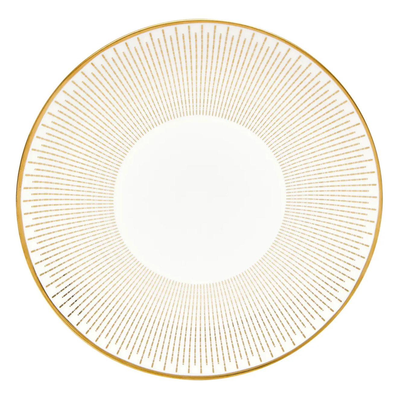 Assiette dessert Lunis ronde D.19,5cm doré