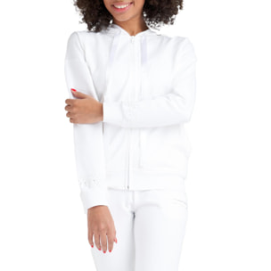 Chándal de lujo con capucha y cremallera para mujer