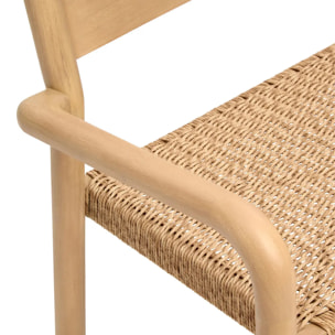 Banc de jardin Wooky 3 places beige