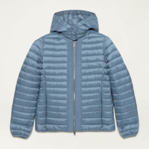 Oltre - Piumino lightweight con cappuccio staccabile - Azzurro