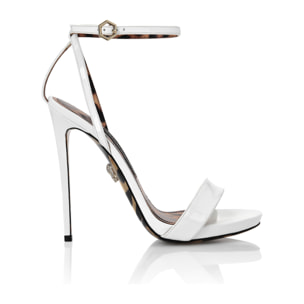 PHILIPP PLEIN Sandalias de tacón alto LEOPARD
