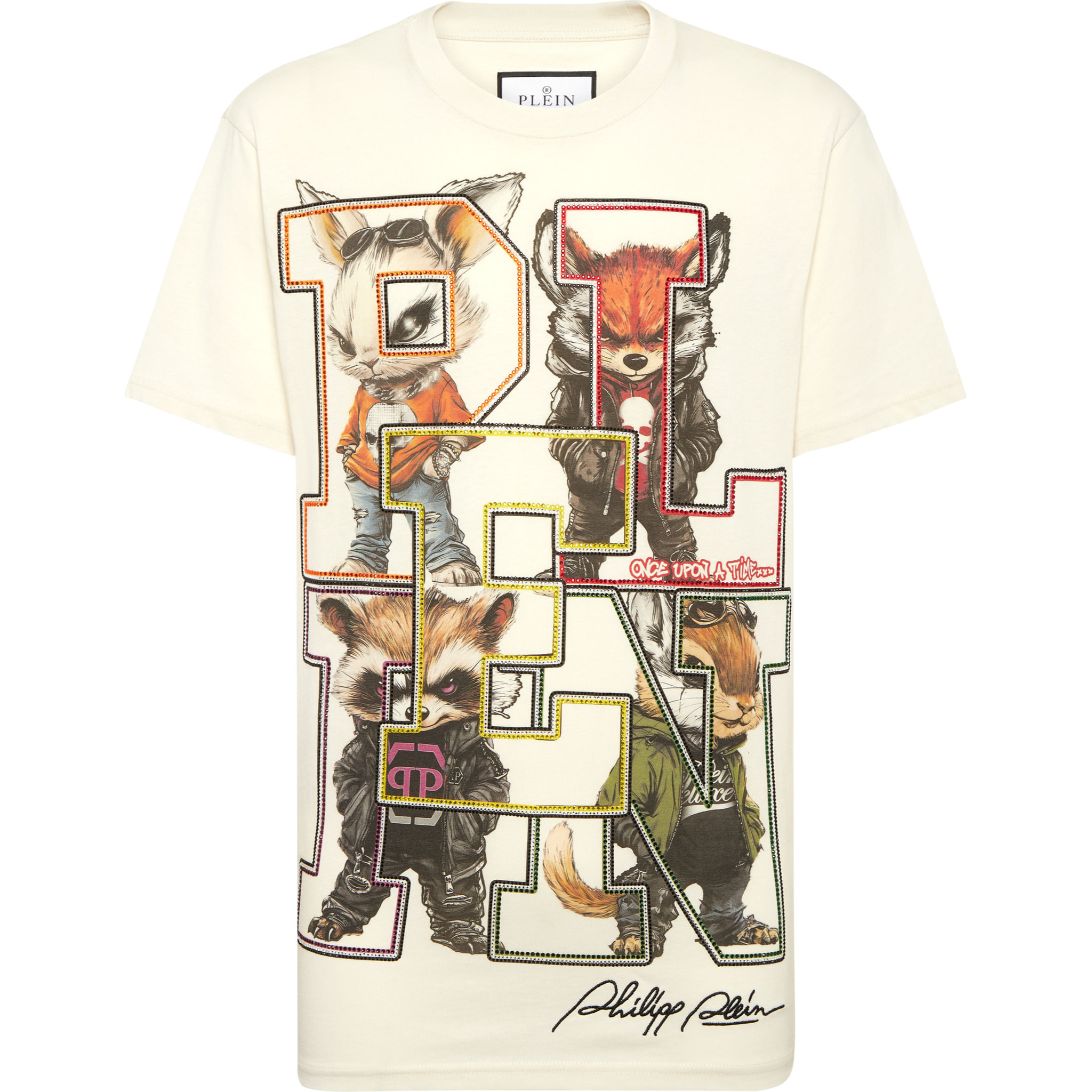 PHILIPP PLEIN T-Shirt Round Neck Ss COLLEGE